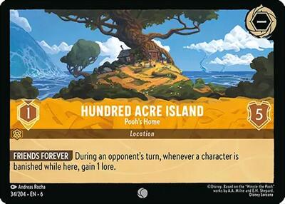 Hundred Acre Island - Pooh's Home #34 Azurite Sea