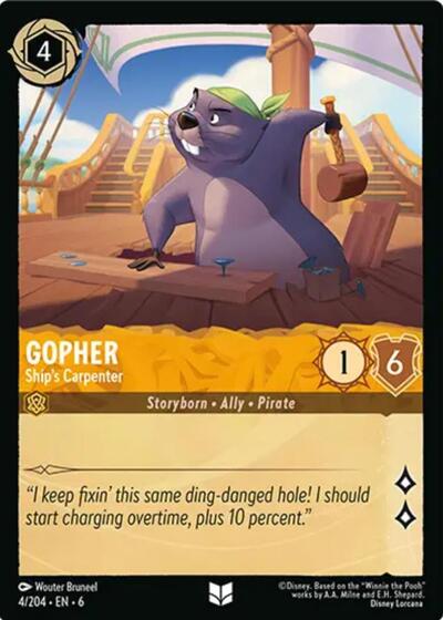 Gopher - Ship's Carpenter #4 Azurite Sea
