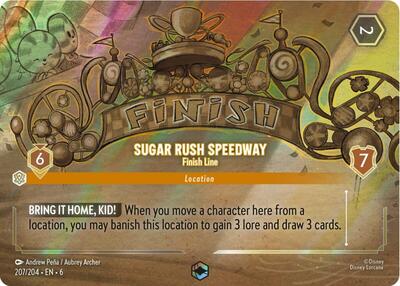 Sugar Rush Speedway - Finish Line (Enchanted) #207 Azurite Sea