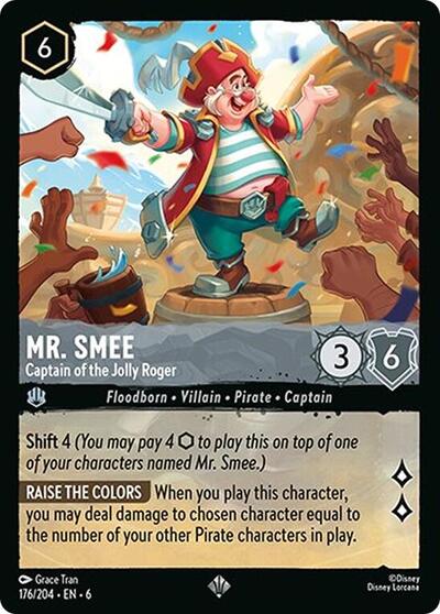 Mr. Smee - Captain of the Jolly Roger #176 Azurite Sea