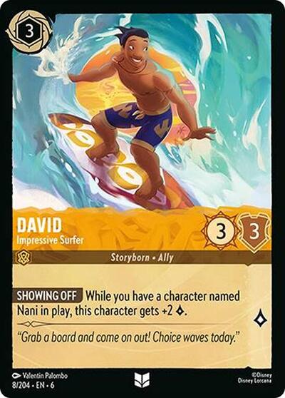 David - Impressive Surfer #8 Azurite Sea