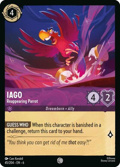 Iago - Reappearing Parrot #45 Azurite Sea