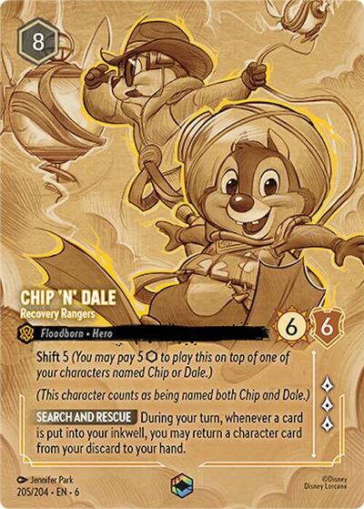 Chip 'n' Dale - Recovery Rangers (Enchanted) #205 Azurite Sea