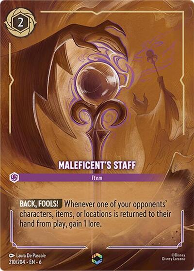 Maleficent's Staff (Enchanted) #210 Azurite Sea