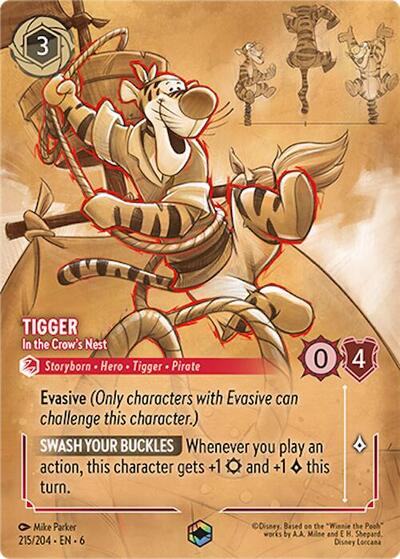 Tigger - In the Crow's Nest (Enchanted) #215 Azurite Sea