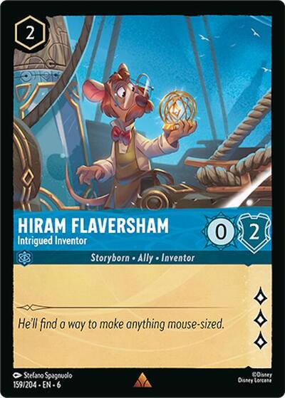 Hiram Flaversham - Intrigued Inventor #159 Azurite Sea