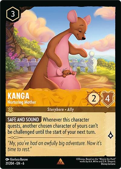Kanga - Nurturing Mother #21 Azurite Sea