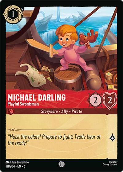 Michael Darling - Playful Swordsman #111 Azurite Sea