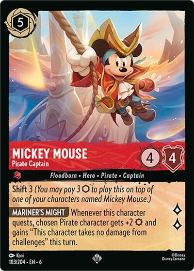 Mickey Mouse - Pirate Captain #103 Azurite Sea
