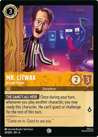Mr. Litwak - Arcade Owner #24 Azurite Sea