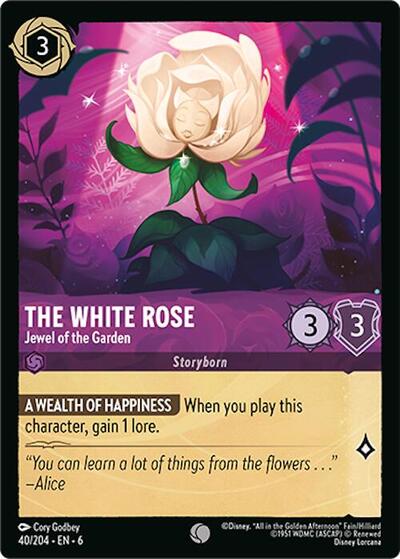 The White Rose - Jewel of the Garden #40 Azurite Sea