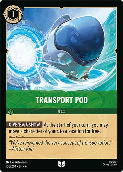 Transport Pod #100 Azurite Sea