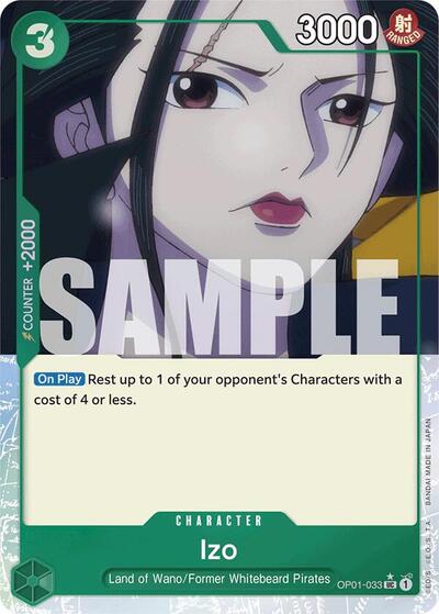 Izo (OP01-033) (Full Art) #OP01-033 Premium Booster -The Best-