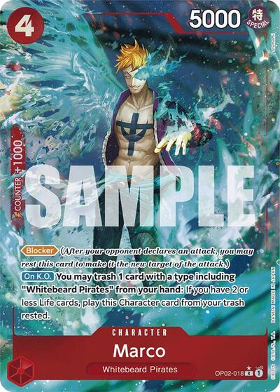Marco (Full Art) #OP02-018 Premium Booster -The Best-