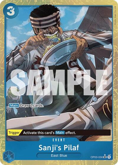 Sanji's Pilaf (Alternate Art) #OP03-056 Premium Booster -The Best-