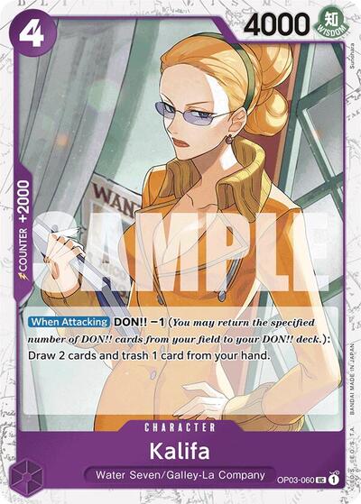 Kalifa (Jolly Roger Foil) #OP03-060 Premium Booster -The Best-