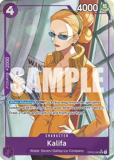 Kalifa (Full Art) #OP03-060 Premium Booster -The Best-