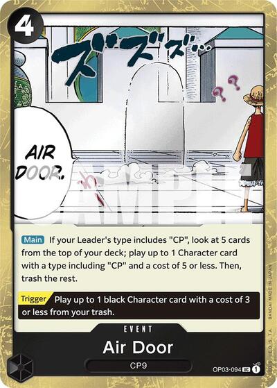 Air Door (Jolly Roger Foil) #OP03-094 Premium Booster -The Best-