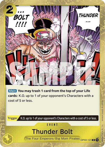 Thunder Bolt (Jolly Roger Foil) #OP03-121 Premium Booster -The Best-