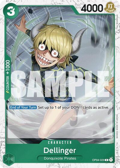 Dellinger (Jolly Roger Foil) #OP04-029 Premium Booster -The Best-