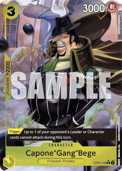 Capone"Gang"Bege (OP04-100) (Full Art) #OP04-100 Premium Booster -The Best-