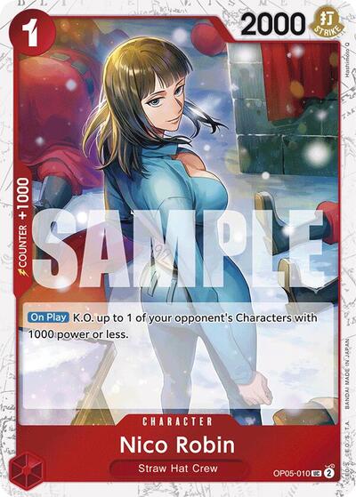 Nico Robin (Jolly Roger Foil) #OP05-010 Premium Booster -The Best-