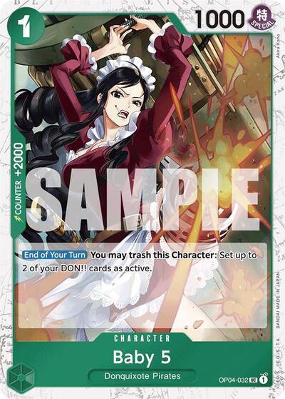 Baby 5 (OP04-032) (Jolly Roger Foil) #OP04-032 Premium Booster -The Best-
