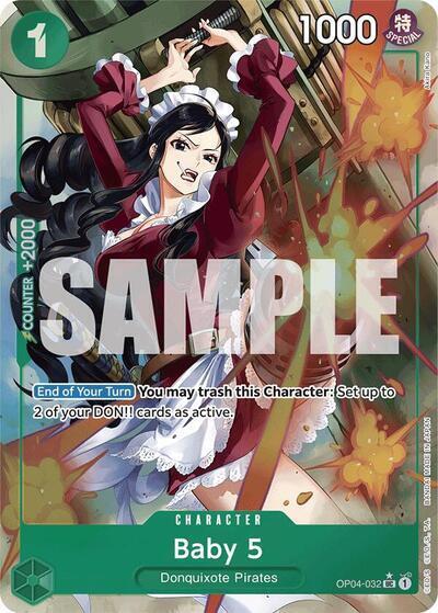 Baby 5 (OP04-032) (Full Art) #OP04-032 Premium Booster -The Best-