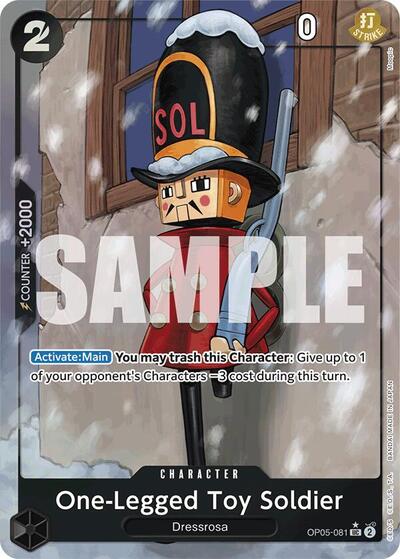 One-Legged Toy Soldier (Full Art) #OP05-081 Premium Booster -The Best-