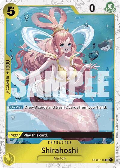 Shirahoshi (OP03-116) (Jolly Roger Foil) #OP03-116 Premium Booster -The Best-