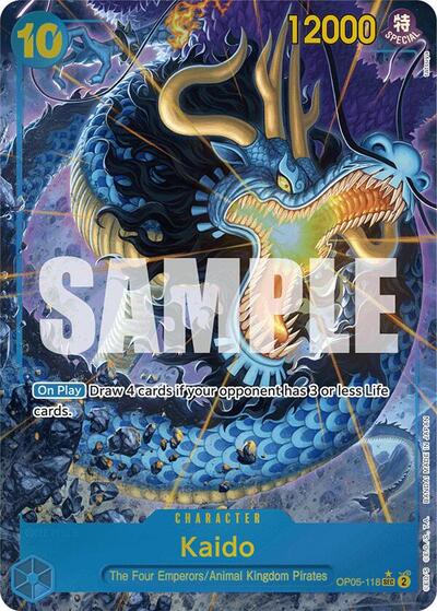 Kaido (OP05-118) (Alternate Art) #OP05-118 Premium Booster -The Best-