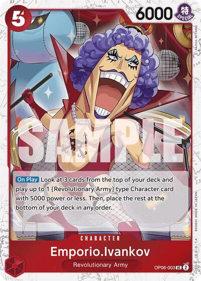 Emporio.Ivankov (Jolly Roger Foil) #OP06-003 Premium Booster -The Best-