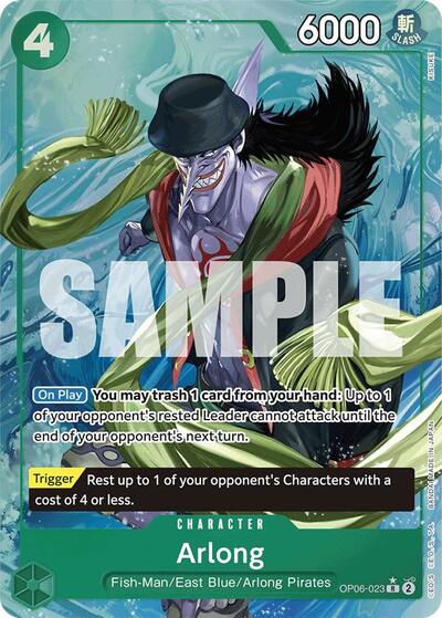 Arlong (Alternate Art) #OP06-023 Premium Booster -The Best-