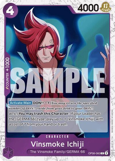 Vinsmoke Ichiji (OP06-060) (Jolly Roger Foil) #OP06-060 Premium Booster -The Best-