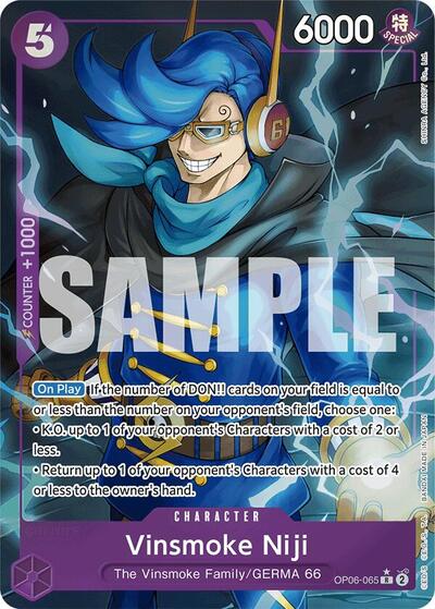Vinsmoke Niji (OP06-065) (Alternate Art) #OP06-065 Premium Booster -The Best-