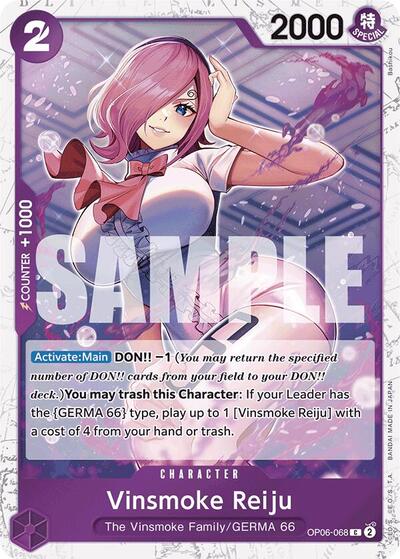 Vinsmoke Reiju (OP06-068) (Jolly Roger Foil) #OP06-068 Premium Booster -The Best-