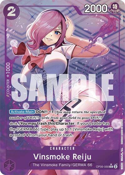 Vinsmoke Reiju (OP06-068) (Full Art) #OP06-068 Premium Booster -The Best-