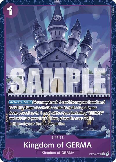 Kingdom of GERMA (Alternate Art) #OP06-079 Premium Booster -The Best-