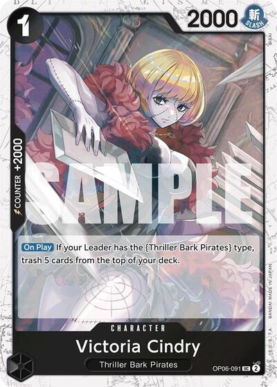 Victoria Cindry (Jolly Roger Foil) #OP06-091 Premium Booster -The Best-