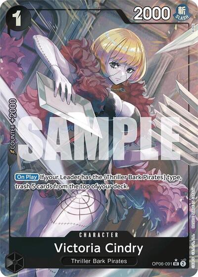 Victoria Cindry (Full Art) #OP06-091 Premium Booster -The Best-
