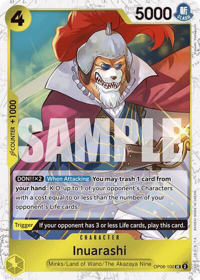 Inuarashi (Jolly Roger Foil) #OP06-100 Premium Booster -The Best-