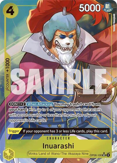 Inuarashi (Full Art) #OP06-100 Premium Booster -The Best-