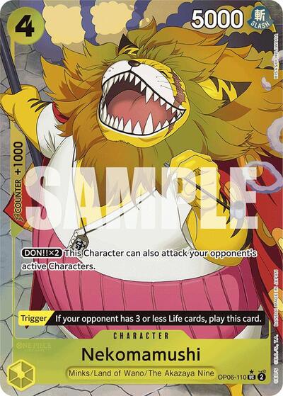 Nekomamushi (Full Art) #OP06-110 Premium Booster -The Best-