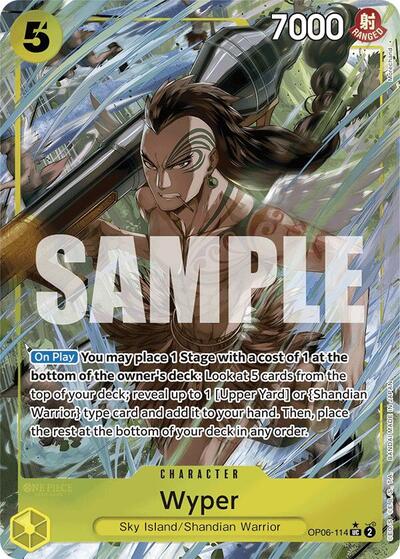 Wyper (Full Art) #OP06-114 Premium Booster -The Best-