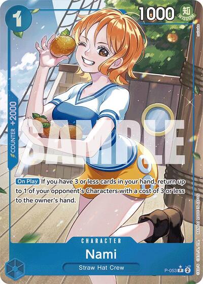 Nami (P-053) (Full Art) #P-053 Premium Booster -The Best-