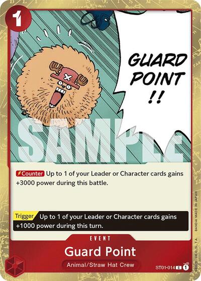 Guard Point (Jolly Roger Foil) #ST01-014 Premium Booster -The Best-