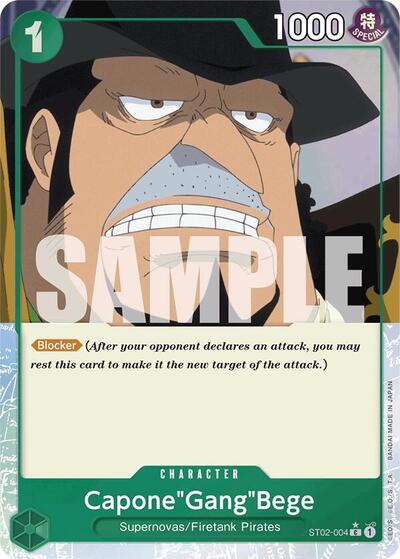 Capone"Gang"Bege (ST02-004) (Full Art) #ST02-004 Premium Booster -The Best-