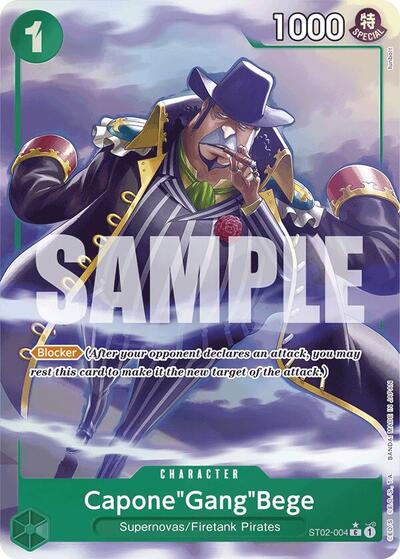 Capone"Gang"Bege (ST02-004) (Alternate Art) #ST02-004 Premium Booster -The Best-