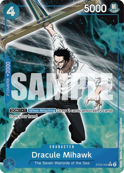 Dracule Mihawk (ST03-005) (Full Art) #ST03-005 Premium Booster -The Best-