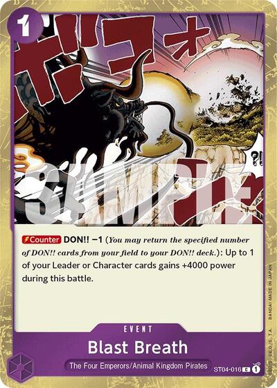 Blast Breath (Jolly Roger Foil) #ST04-016 Premium Booster -The Best-